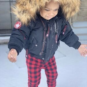 Puffer Coat Canada weather Gear 🍁Jacket with Fur Hood